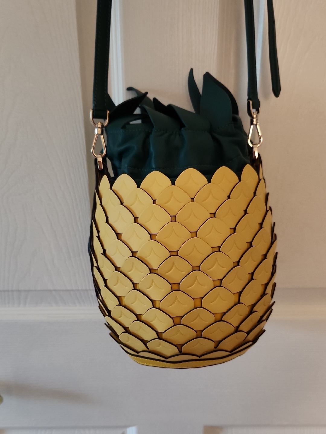 New Kate Spade Leather Pineapple Colada Handbag Crossbody Shoulder Bag Purse